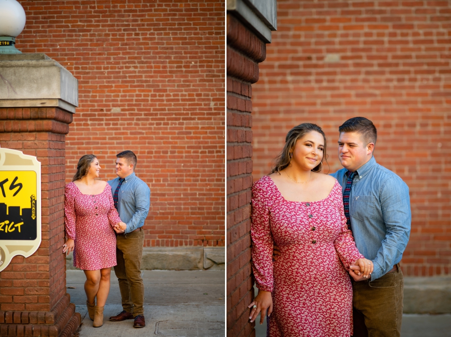Canton Engagement Session in Fall 