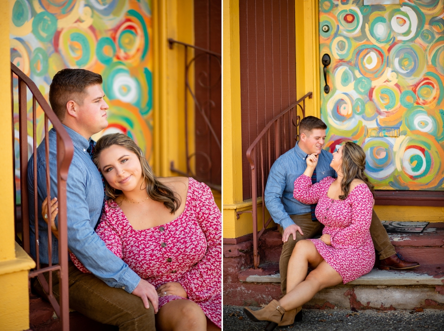 downtown Canton Engagement Session