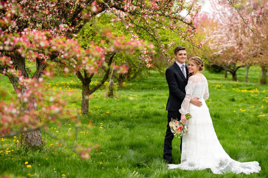 Secrest Arboretum wedding photos 