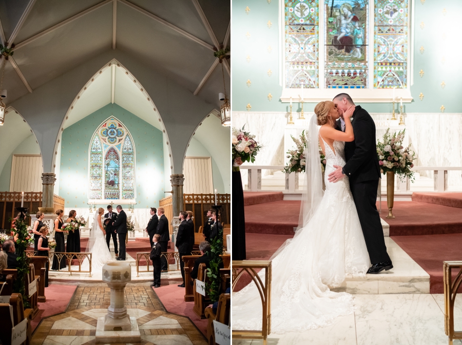 The Old Stone Chapel wedding, canton ohio