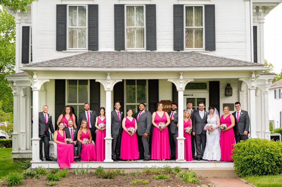 fuschia pink wedding colors 