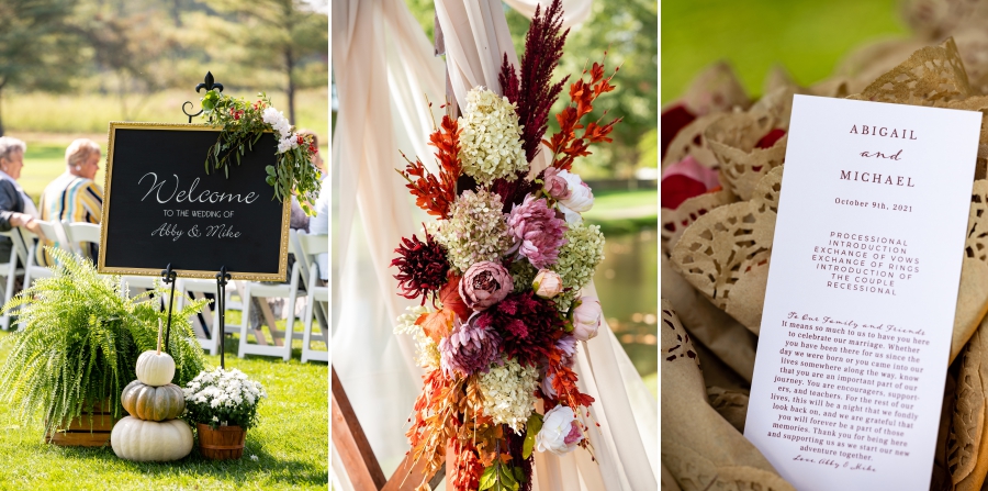 Fall Wedding at Sable Creek Event Center