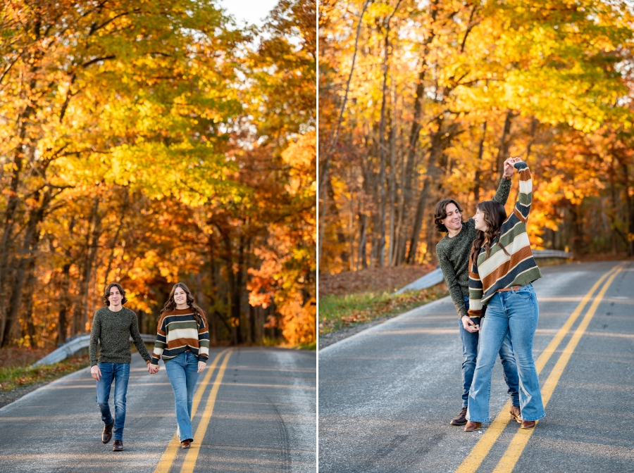 Peninsula Fall Engagement Session at CVNP