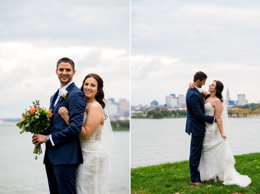 Cleveland Fall Wedding at edgewater park 