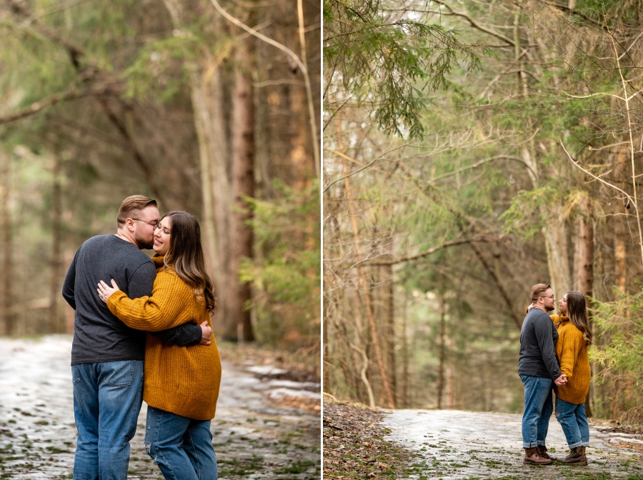  Cuyahoga Valley National Park Engagement Session at Pine Tree Trail 