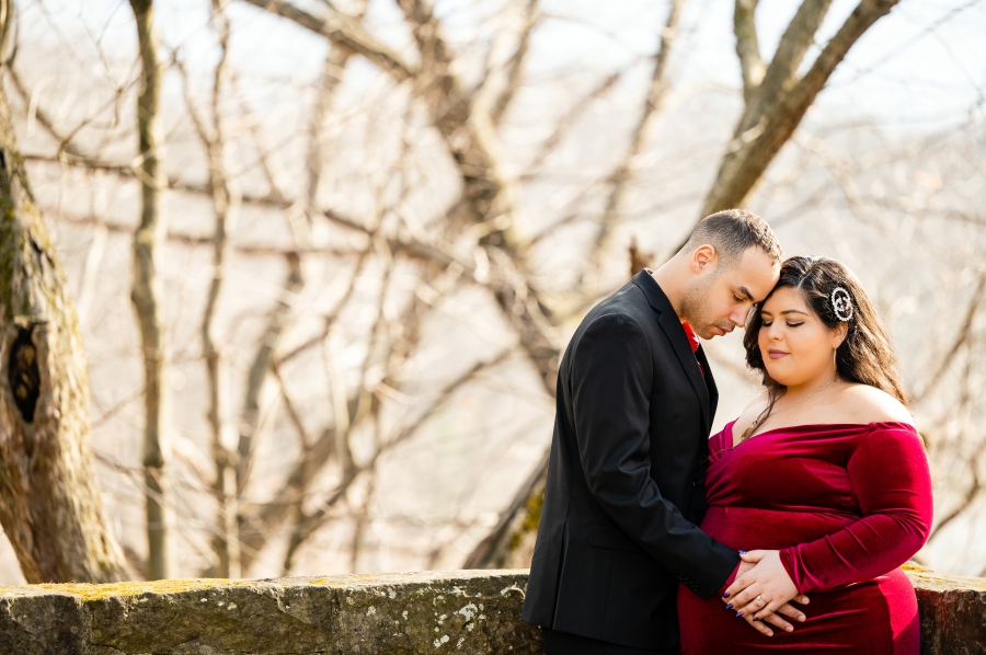 winter Youngstown Maternity Session 