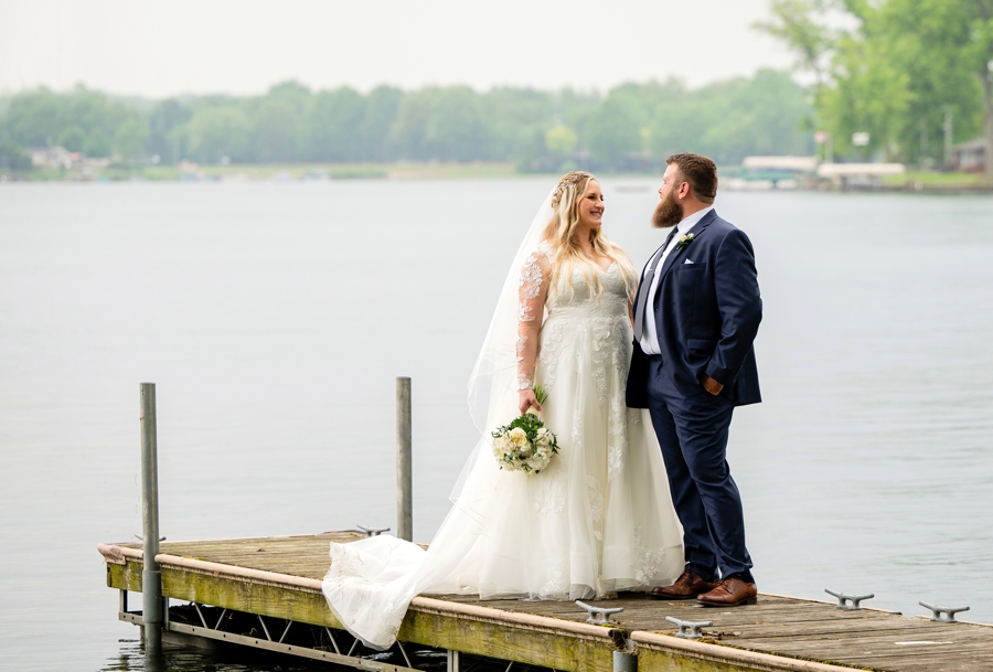 portage lakes wedding 