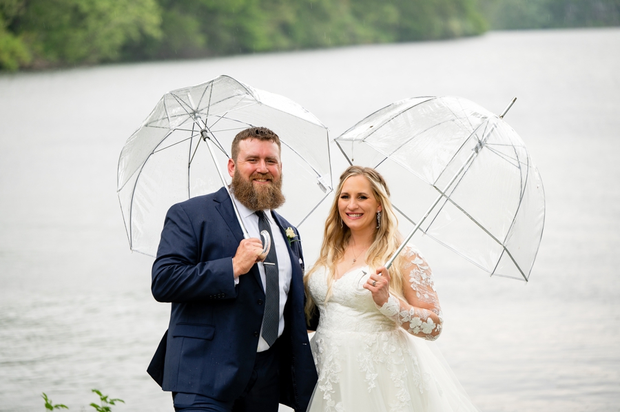 rainyTudor House on Portage Lakes Wedding