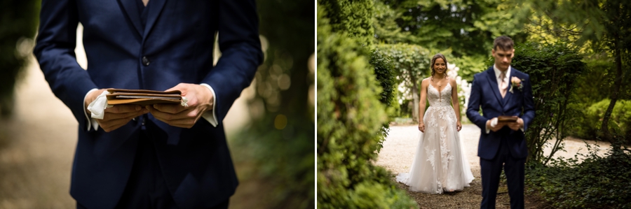 first look at Country Cottage and Gardens Wedding