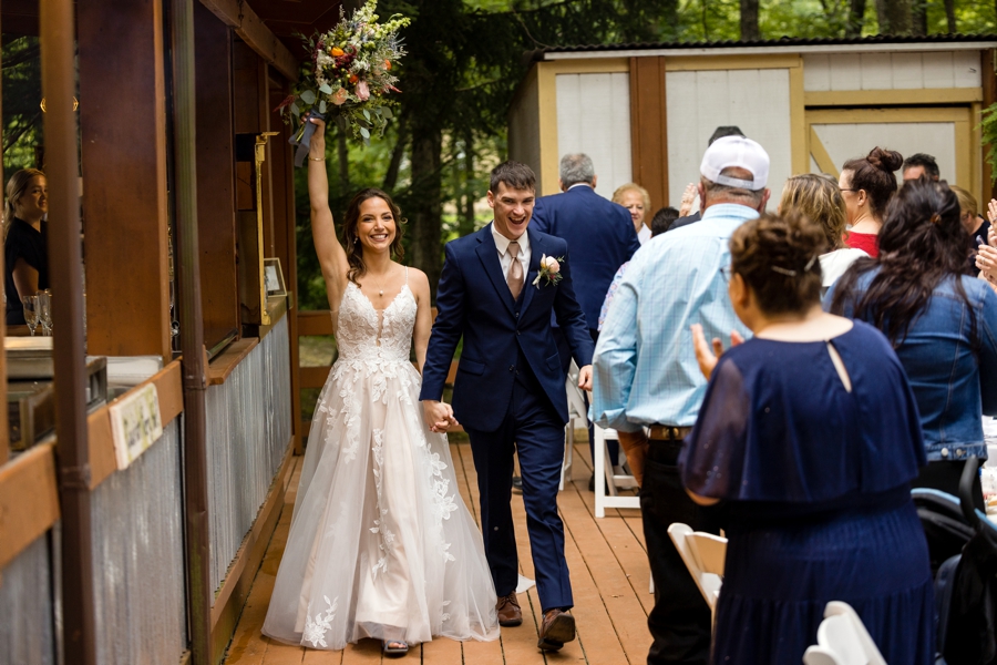 reception at Country Cottage and Gardens Wedding