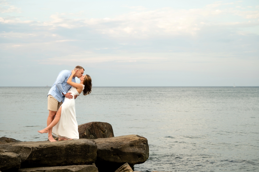 Cleveland Engagement Session at Edgewater Beach Summer