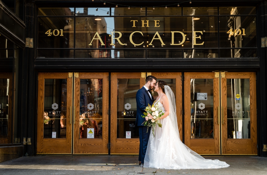 The Arcade Cleveland Wedding in Fall 
