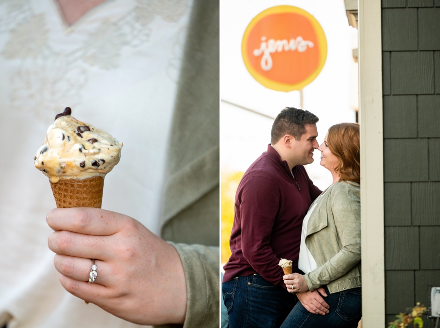 Jenis ice cream engagement photos 
