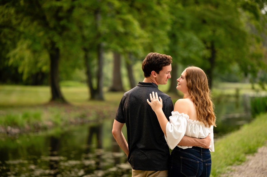 Canton OH Engagement Session at McKinley Park
