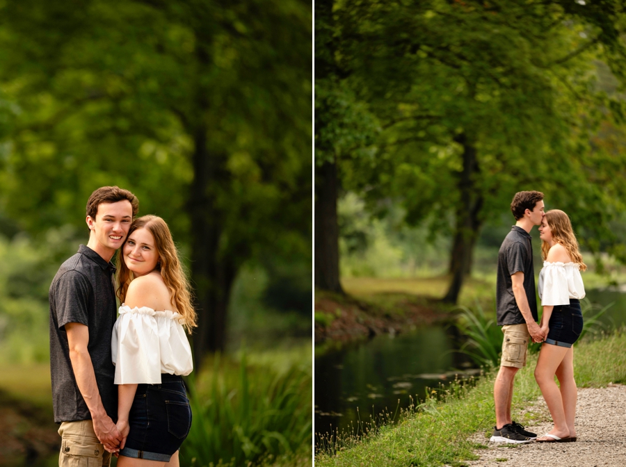 Canton OH Engagement Session at McKinley Park