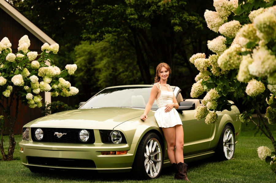 ford mustang senior pictures 