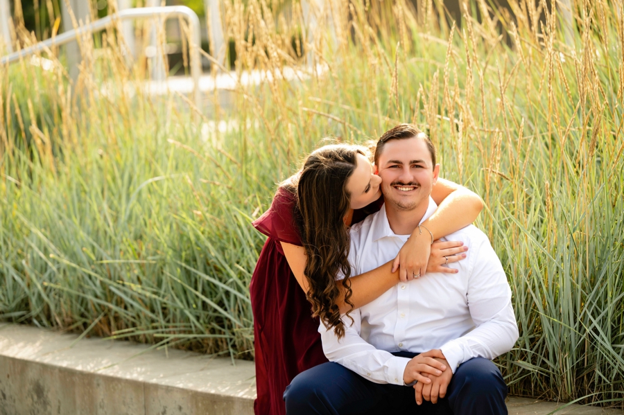 Downtown Canton Engagement Session in Summer 
