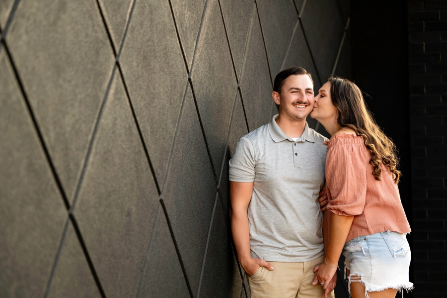 city Downtown Canton Engagement Session