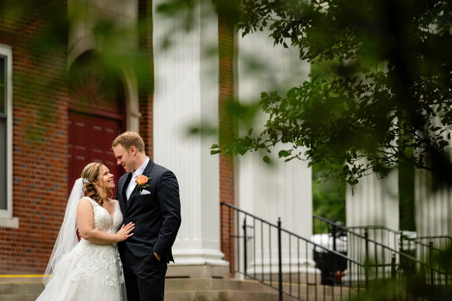 wedding ceremony at St. Paul's Episcopal Church Akron OH 