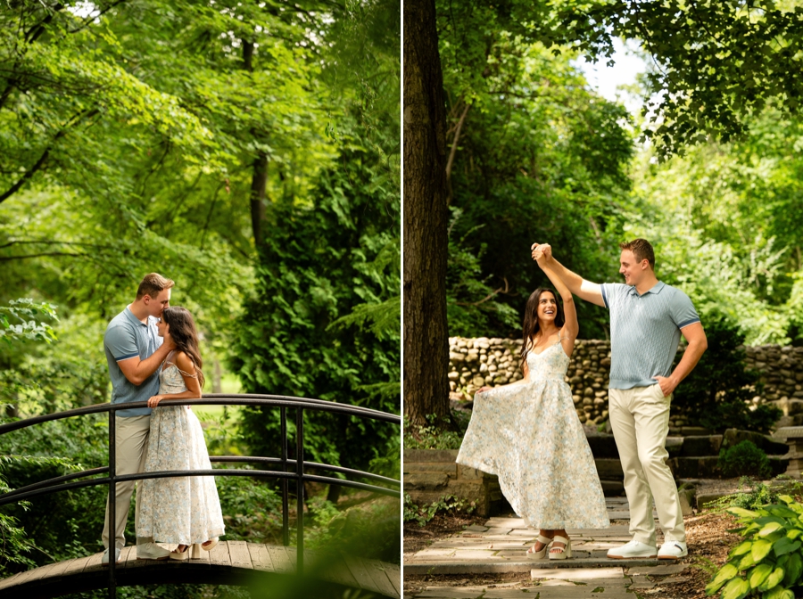 Summertime engagement session in Canton 