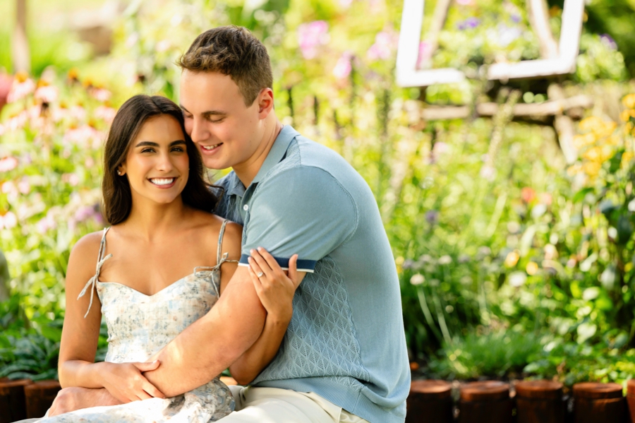Summertime engagement session in Canton 