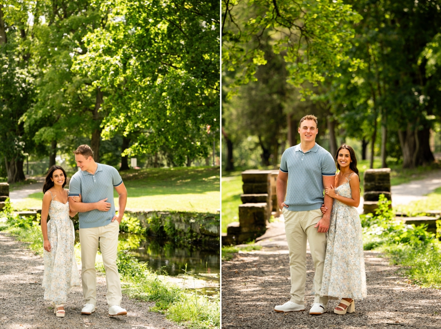 Summertime engagement session at McKinley Park 