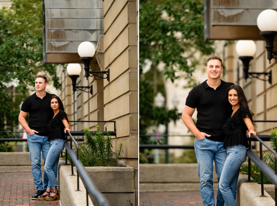 Summertime engagement session in Canton Oh
