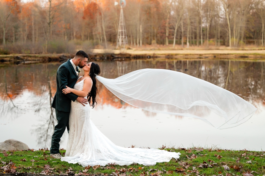 Fall Wedding at The Ponds Venue 