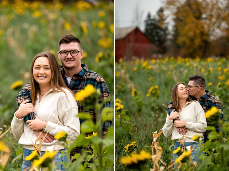 Fall At home engagement session