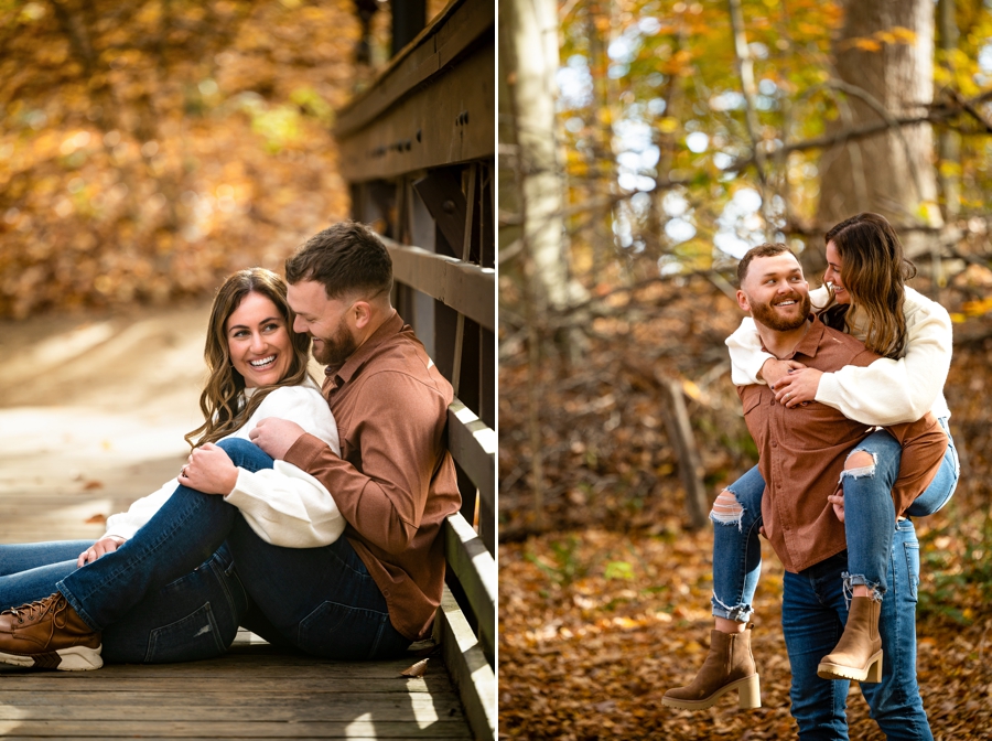 Seiberling Nature Realm Engagement Session Akron, OH 