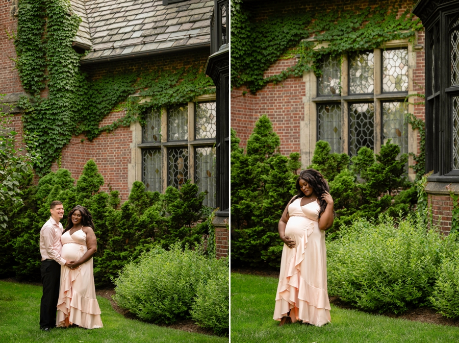 Stan Hywet Maternity Session in Summer 