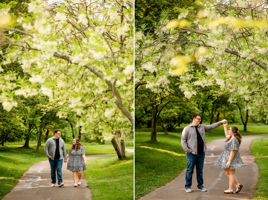 Akron Engagement Session at Seiberling Nature Realm 