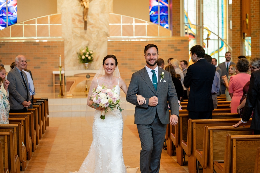 wedding at St. John Vianney Church