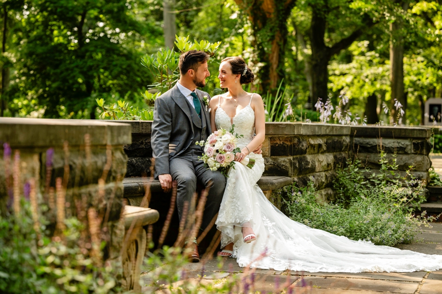 Cleveland cultural gardens wedding photos 