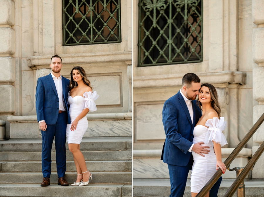 Downtown Cleveland Engagement Session 