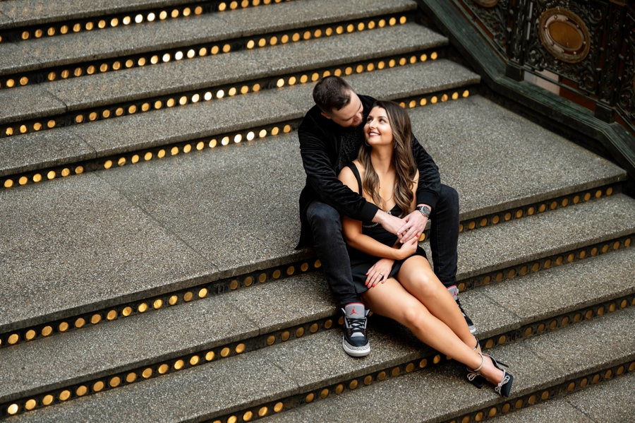 Arcade Downtown Cleveland Engagement Session 