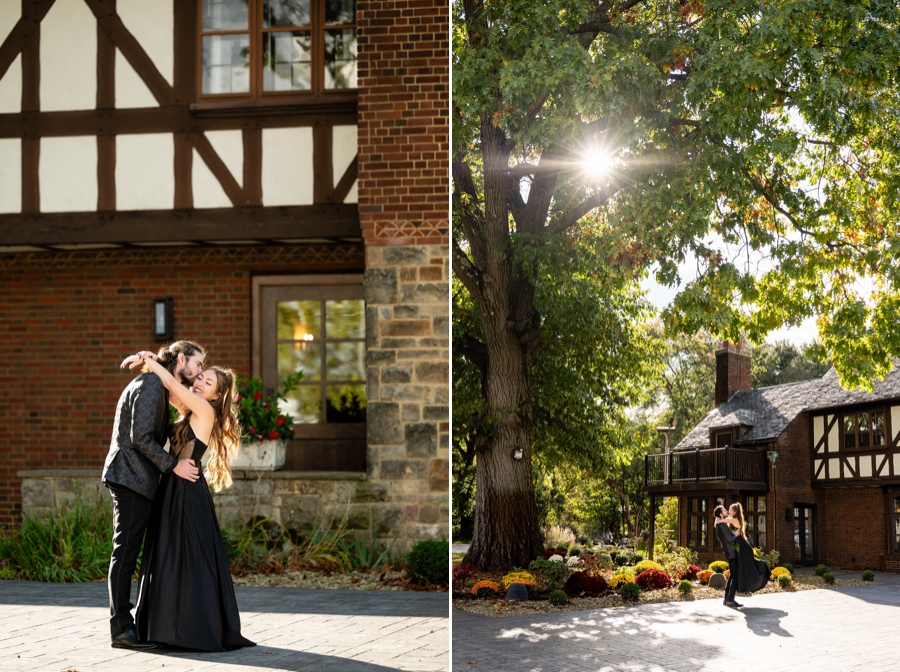 Tudor House at Mason's Cove Wedding in fall 